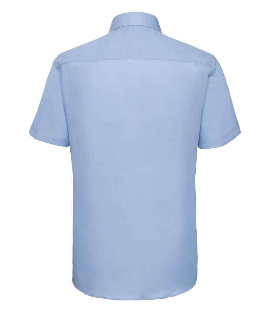 Russell 923M Oxford Blue Back -  Ready to be Embroidered and Printed by Custard Workwear - Cheap Personalised and Customised Workwear in Nottinghamshire, Derbyshire and Leicestershire