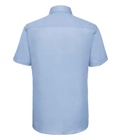 Russell 923M Oxford Blue Back -  Ready to be Embroidered and Printed by Custard Workwear - Cheap Personalised and Customised Workwear in Nottinghamshire, Derbyshire and Leicestershire