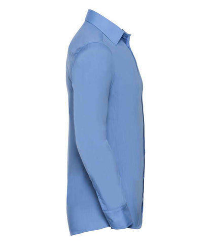 Russell 924M Corporate Blue Right -  Ready to be Printed by Custard Workwear - Cheap Personalised and Customised Workwear in Nottinghamshire, Derbyshire and Leicestershire