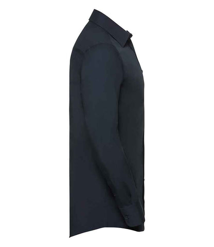 Russell 924M French Navy Right -  Ready to be Printed by Custard Workwear - Cheap Personalised and Customised Workwear in Nottinghamshire, Derbyshire and Leicestershire