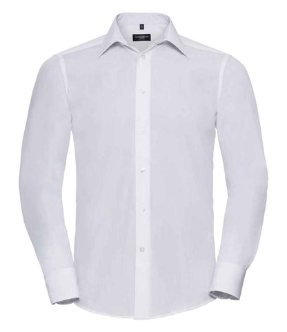 Russell 924M White Front -  Ready to be Printed by Custard Workwear - Cheap Personalised and Customised Workwear in Nottinghamshire, Derbyshire and Leicestershire