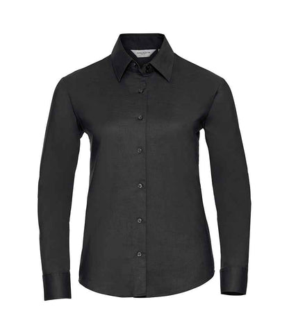 Russell 932F Black Front -  Ready to be Embroidered and Printed by Custard Workwear - Cheap Personalised and Customised Workwear in Nottinghamshire, Derbyshire and Leicestershire