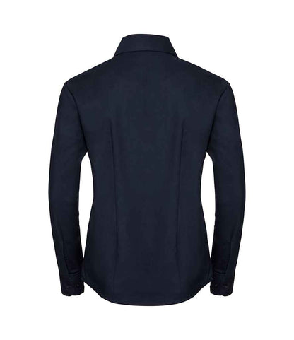 Russell 932F Bright Navy Back -  Ready to be Embroidered and Printed by Custard Workwear - Cheap Personalised and Customised Workwear in Nottinghamshire, Derbyshire and Leicestershire