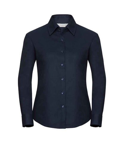 Russell 932F Bright Navy Front -  Ready to be Embroidered and Printed by Custard Workwear - Cheap Personalised and Customised Workwear in Nottinghamshire, Derbyshire and Leicestershire