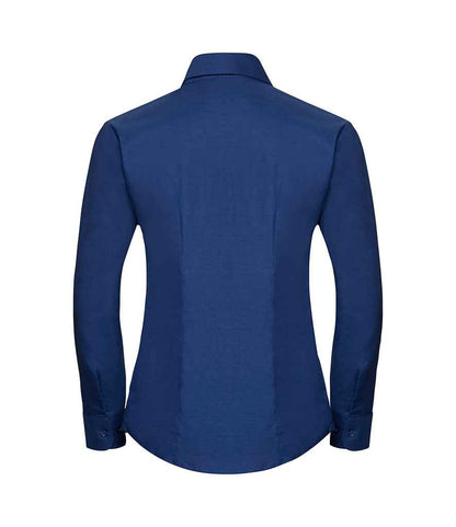 Russell 932F Bright Royal Back -  Ready to be Embroidered and Printed by Custard Workwear - Cheap Personalised and Customised Workwear in Nottinghamshire, Derbyshire and Leicestershire