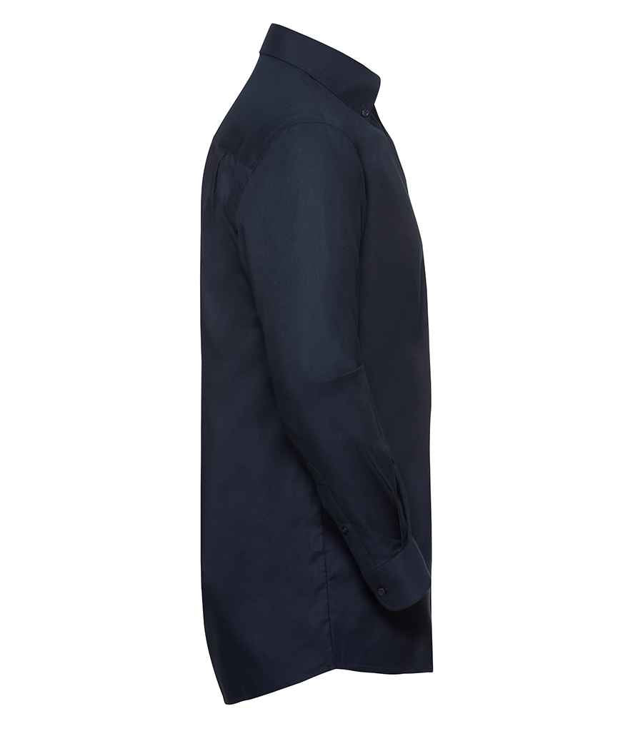 Russell 932M Bright Navy Right -  Ready to be Embroidered and Printed by Custard Workwear - Cheap Personalised and Customised Workwear in Nottinghamshire, Derbyshire and Leicestershire