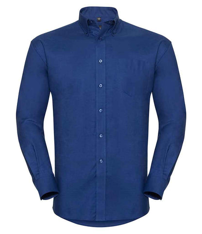 Russell 932M Bright Royal Front -  Ready to be Embroidered and Printed by Custard Workwear - Cheap Personalised and Customised Workwear in Nottinghamshire, Derbyshire and Leicestershire