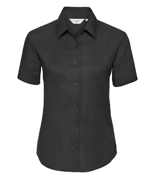 Russell 933F Black Front -  Ready to be Embroidered and Printed by Custard Workwear - Cheap Personalised and Customised Workwear in Nottinghamshire, Derbyshire and Leicestershire