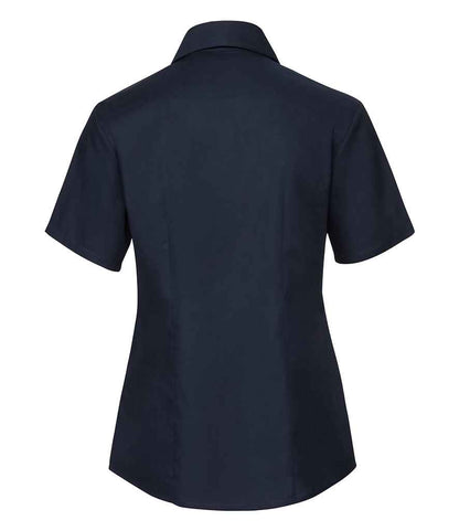 Russell 933F Bright Navy Back -  Ready to be Embroidered and Printed by Custard Workwear - Cheap Personalised and Customised Workwear in Nottinghamshire, Derbyshire and Leicestershire