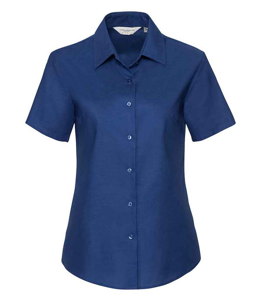 Russell 933F Bright Royal Front -  Ready to be Embroidered and Printed by Custard Workwear - Cheap Personalised and Customised Workwear in Nottinghamshire, Derbyshire and Leicestershire
