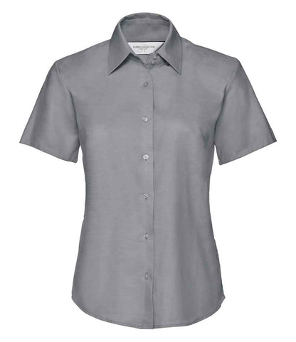 Russell 933F Silver Front -  Ready to be Embroidered and Printed by Custard Workwear - Cheap Personalised and Customised Workwear in Nottinghamshire, Derbyshire and Leicestershire