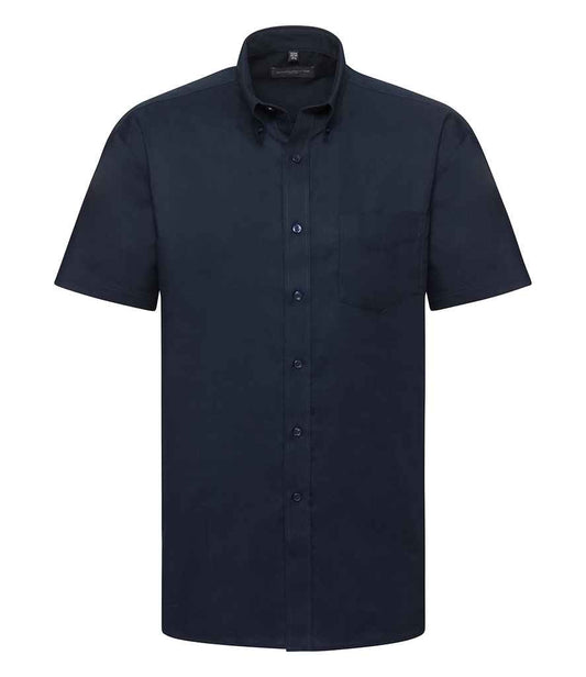 Russell 933M Bright Navy Front -  Ready to be Embroidered and Printed by Custard Workwear - Cheap Personalised and Customised Workwear in Nottinghamshire, Derbyshire and Leicestershire