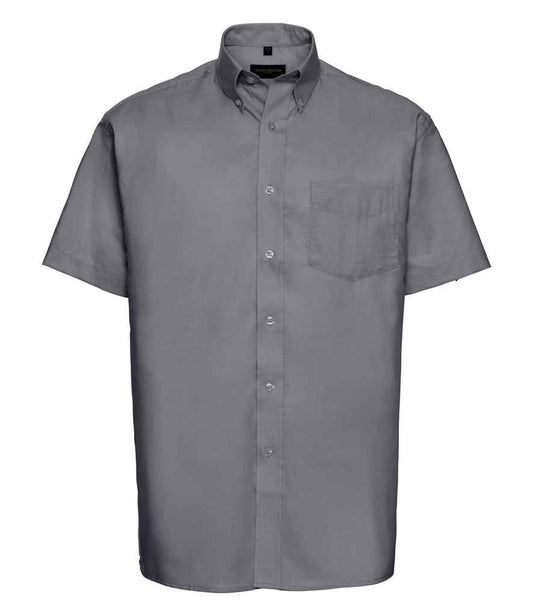 Russell 933M Silver Front -  Ready to be Embroidered and Printed by Custard Workwear - Cheap Personalised and Customised Workwear in Nottinghamshire, Derbyshire and Leicestershire