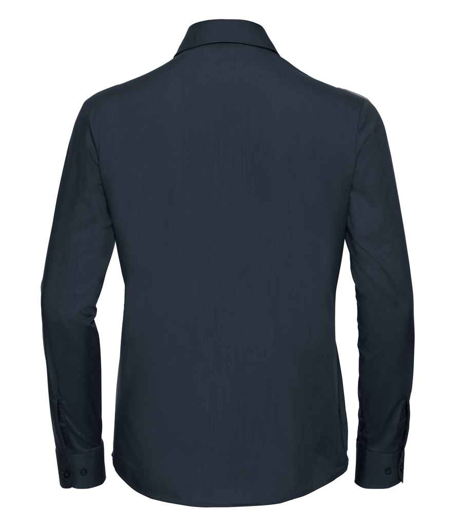 Russell 934F French Navy Back -  Ready to be Printed by Custard Workwear - Cheap Personalised and Customised Workwear in Nottinghamshire, Derbyshire and Leicestershire