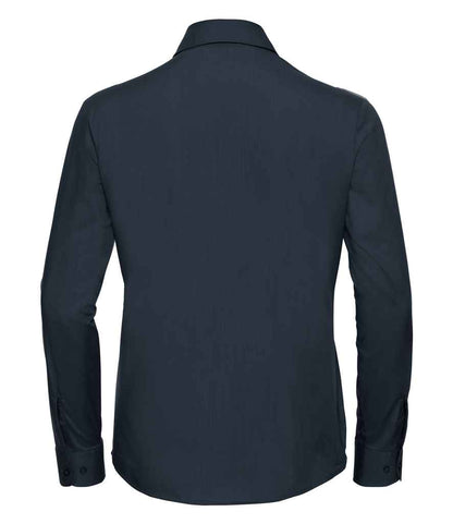 Russell 934F French Navy Back -  Ready to be Printed by Custard Workwear - Cheap Personalised and Customised Workwear in Nottinghamshire, Derbyshire and Leicestershire