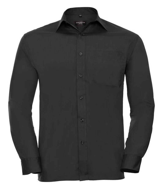 Russell 934M Black Front -  Ready to be Printed by Custard Workwear - Cheap Personalised and Customised Workwear in Nottinghamshire, Derbyshire and Leicestershire