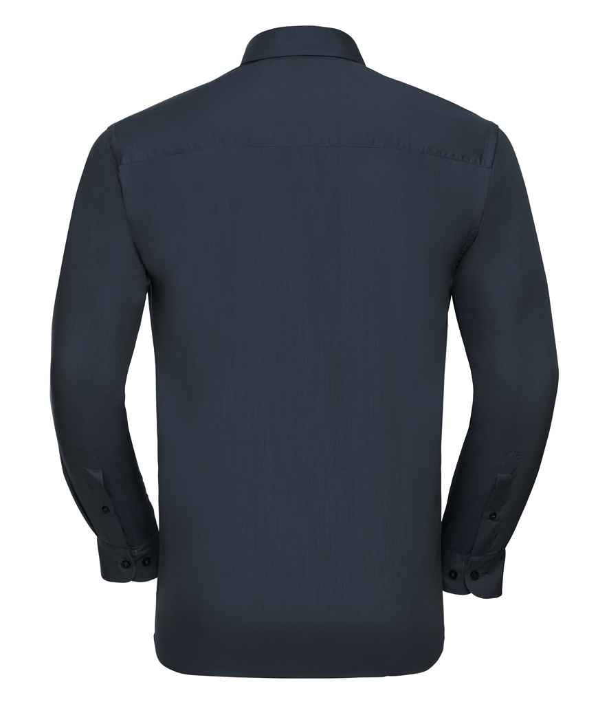 Russell 934M French Navy Back -  Ready to be Printed by Custard Workwear - Cheap Personalised and Customised Workwear in Nottinghamshire, Derbyshire and Leicestershire