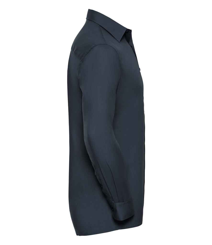 Russell 934M French Navy Right -  Ready to be Printed by Custard Workwear - Cheap Personalised and Customised Workwear in Nottinghamshire, Derbyshire and Leicestershire