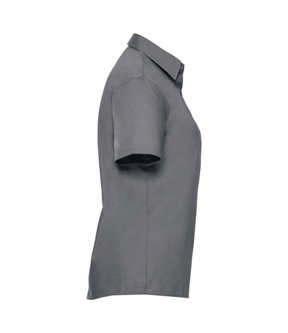 Russell 935F Convoy Grey Right -  Ready to be Printed by Custard Workwear - Cheap Personalised and Customised Workwear in Nottinghamshire, Derbyshire and Leicestershire