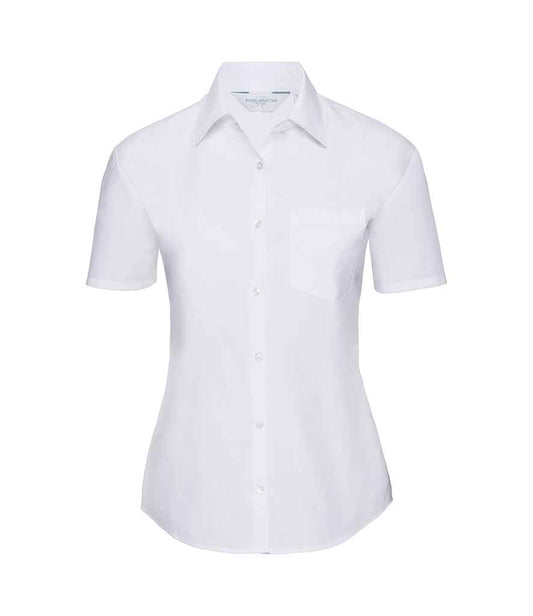 Russell 935F White Front -  Ready to be Printed by Custard Workwear - Cheap Personalised and Customised Workwear in Nottinghamshire, Derbyshire and Leicestershire