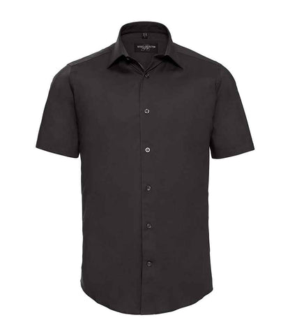 Russell 947M Black Front -  Ready to be Embroidered and Printed by Custard Workwear - Cheap Personalised and Customised Workwear in Nottinghamshire, Derbyshire and Leicestershire