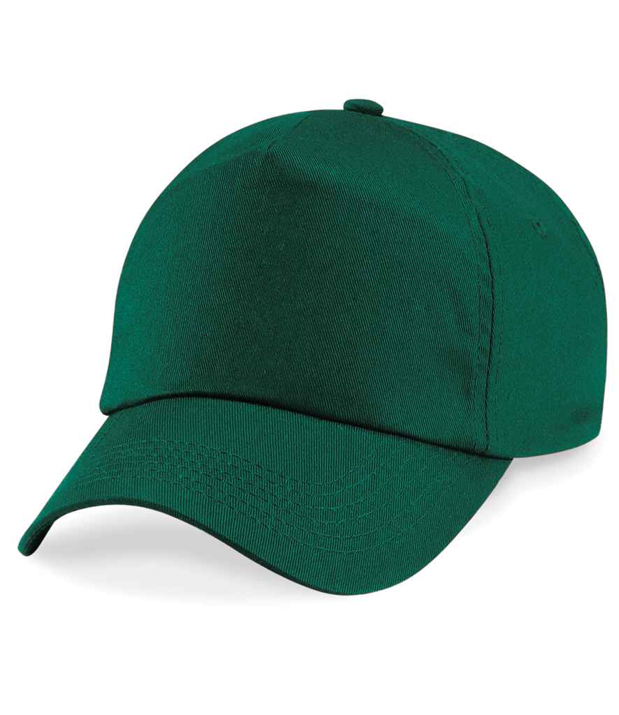 Beechfield BB10B Bottle Green Front -  Ready to be Printed by Custard Workwear - Cheap Personalised and Customised Workwear in Nottinghamshire, Derbyshire and Leicestershire