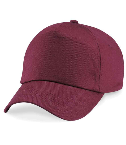 Beechfield BB10B Burgundy Front -  Ready to be Printed by Custard Workwear - Cheap Personalised and Customised Workwear in Nottinghamshire, Derbyshire and Leicestershire