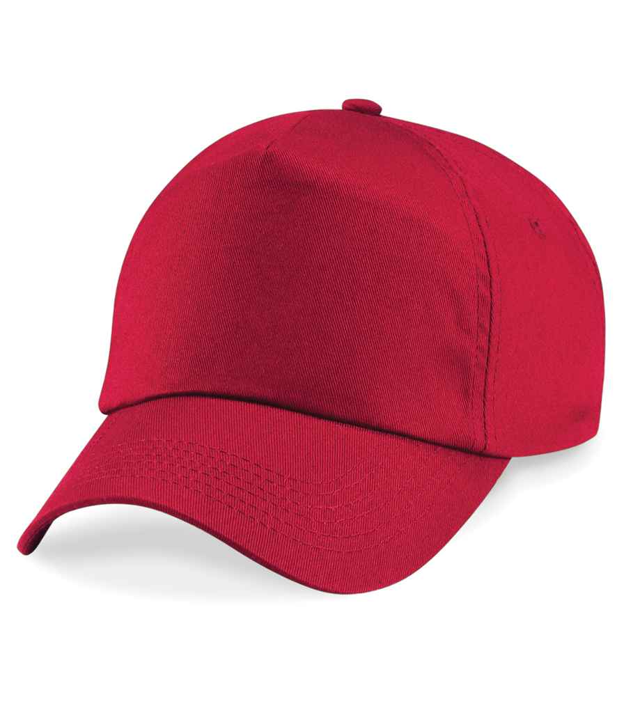 Beechfield BB10B Classic Red Front -  Ready to be Printed by Custard Workwear - Cheap Personalised and Customised Workwear in Nottinghamshire, Derbyshire and Leicestershire