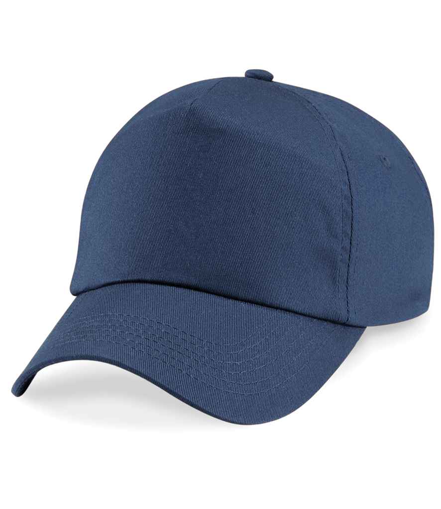 Beechfield BB10B French Navy Front -  Ready to be Printed by Custard Workwear - Cheap Personalised and Customised Workwear in Nottinghamshire, Derbyshire and Leicestershire