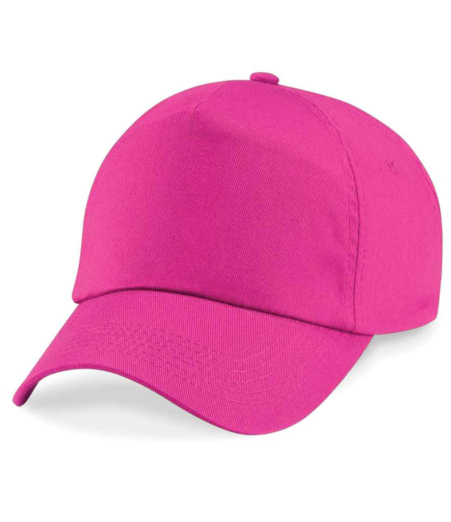 Beechfield BB10B Fuchsia Front -  Ready to be Printed by Custard Workwear - Cheap Personalised and Customised Workwear in Nottinghamshire, Derbyshire and Leicestershire
