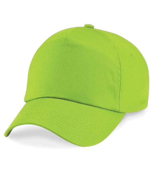 Beechfield BB10B Lime Green Front -  Ready to be Printed by Custard Workwear - Cheap Personalised and Customised Workwear in Nottinghamshire, Derbyshire and Leicestershire