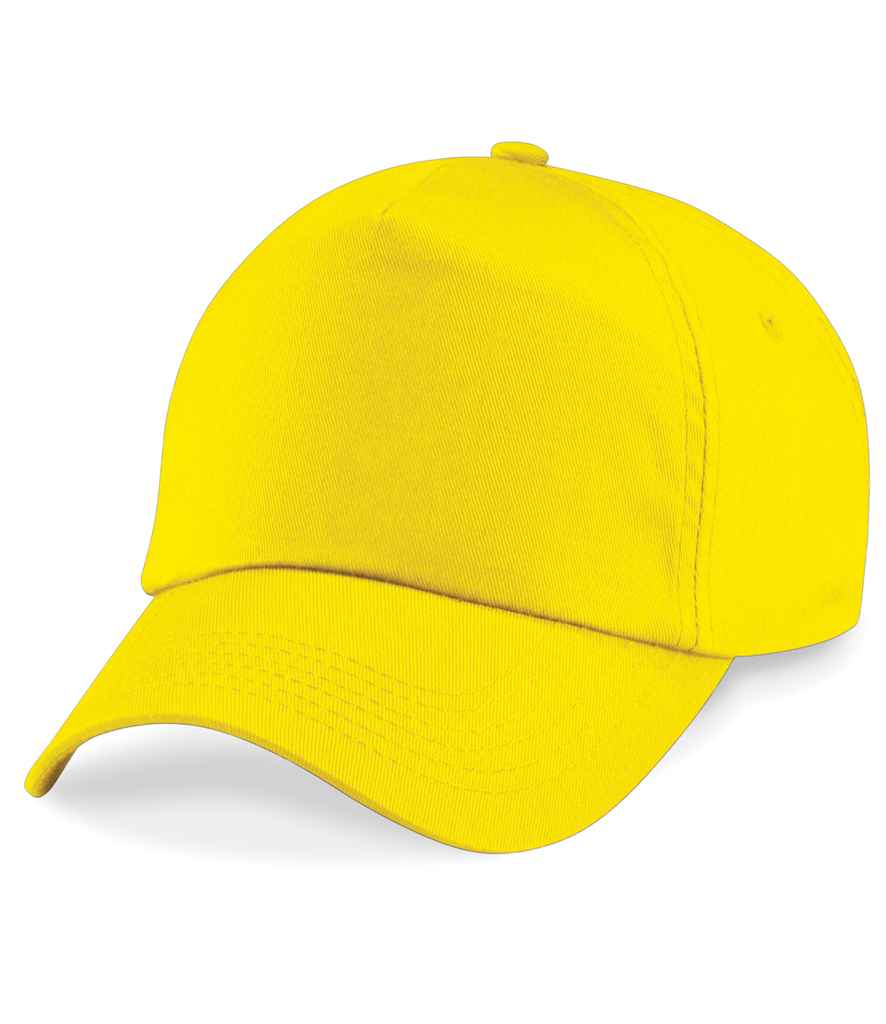 Beechfield BB10B Yellow Front -  Ready to be Printed by Custard Workwear - Cheap Personalised and Customised Workwear in Nottinghamshire, Derbyshire and Leicestershire