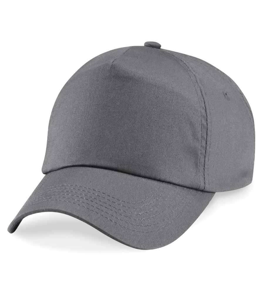 Beechfield BB10 Graphite Grey Front -  Ready to be Printed by Custard Workwear - Cheap Personalised and Customised Workwear in Nottinghamshire, Derbyshire and Leicestershire