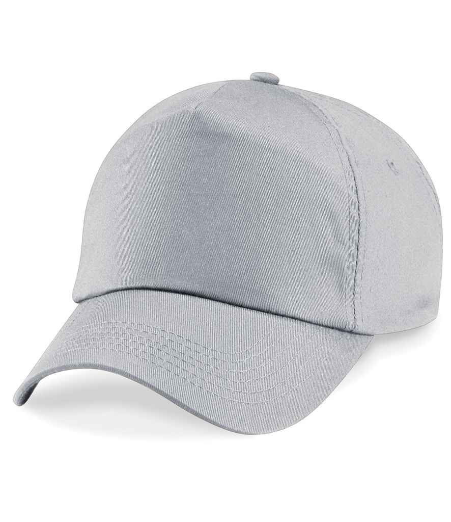 Beechfield BB10 Light Grey Front -  Ready to be Printed by Custard Workwear - Cheap Personalised and Customised Workwear in Nottinghamshire, Derbyshire and Leicestershire