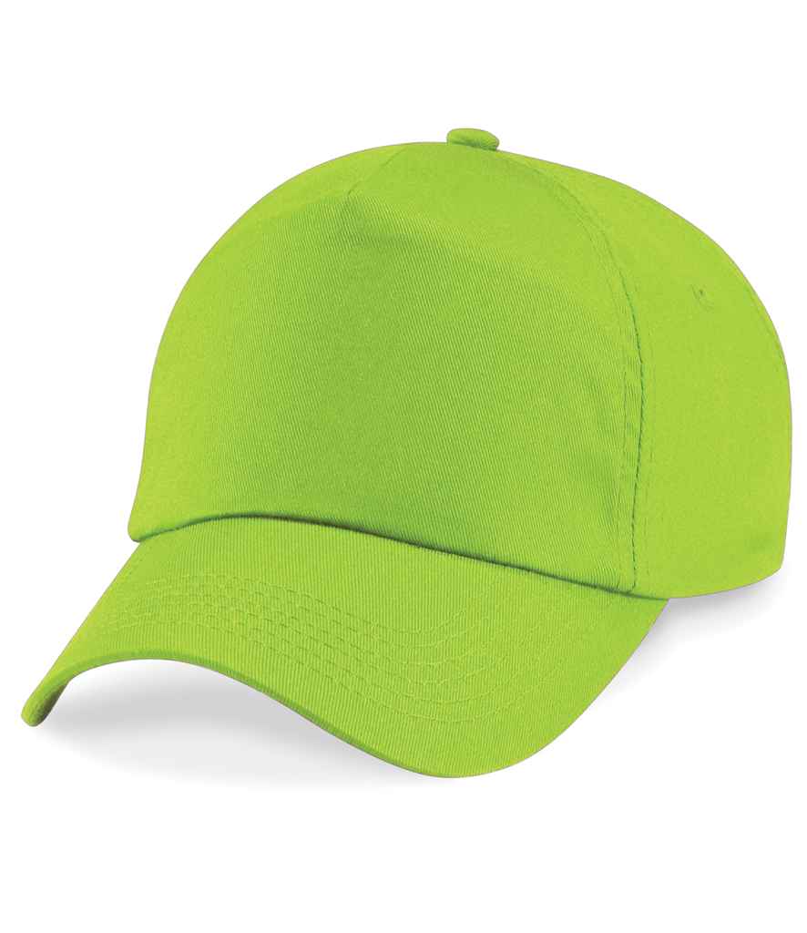 Beechfield BB10 Lime Green Front -  Ready to be Printed by Custard Workwear - Cheap Personalised and Customised Workwear in Nottinghamshire, Derbyshire and Leicestershire