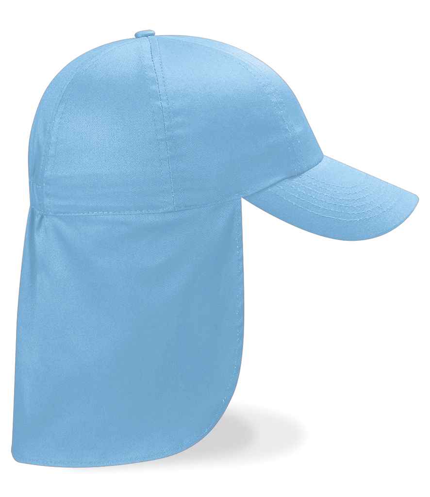 Beechfield BB11B Sky Blue Front -  Ready to be Printed by Custard Workwear - Cheap Personalised and Customised Workwear in Nottinghamshire, Derbyshire and Leicestershire