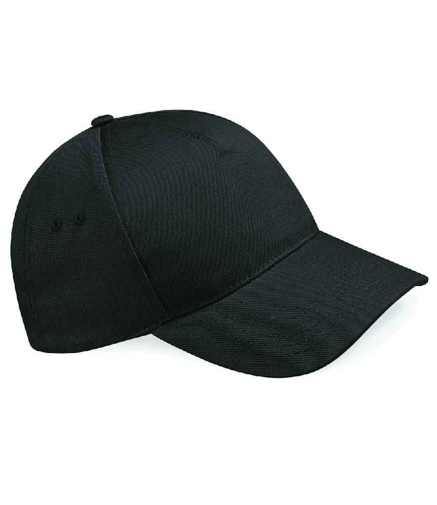 Beechfield BB15 Black Front -  Ready to be Printed by Custard Workwear - Cheap Personalised and Customised Workwear in Nottinghamshire, Derbyshire and Leicestershire