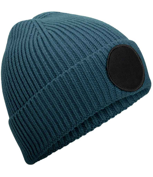 Beechfield BB332R Airforce Blue/Black Front -  Ready to be Printed by Custard Workwear - Cheap Personalised and Customised Workwear in Nottinghamshire, Derbyshire and Leicestershire