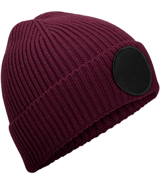 Beechfield BB332R Burgundy/Black Front -  Ready to be Printed by Custard Workwear - Cheap Personalised and Customised Workwear in Nottinghamshire, Derbyshire and Leicestershire