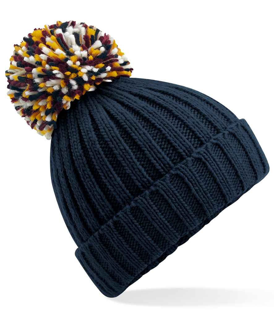 Beechfield BB390 French Navy Front -  Ready to be  by Custard Workwear - Cheap Personalised and Customised Workwear in Nottinghamshire, Derbyshire and Leicestershire