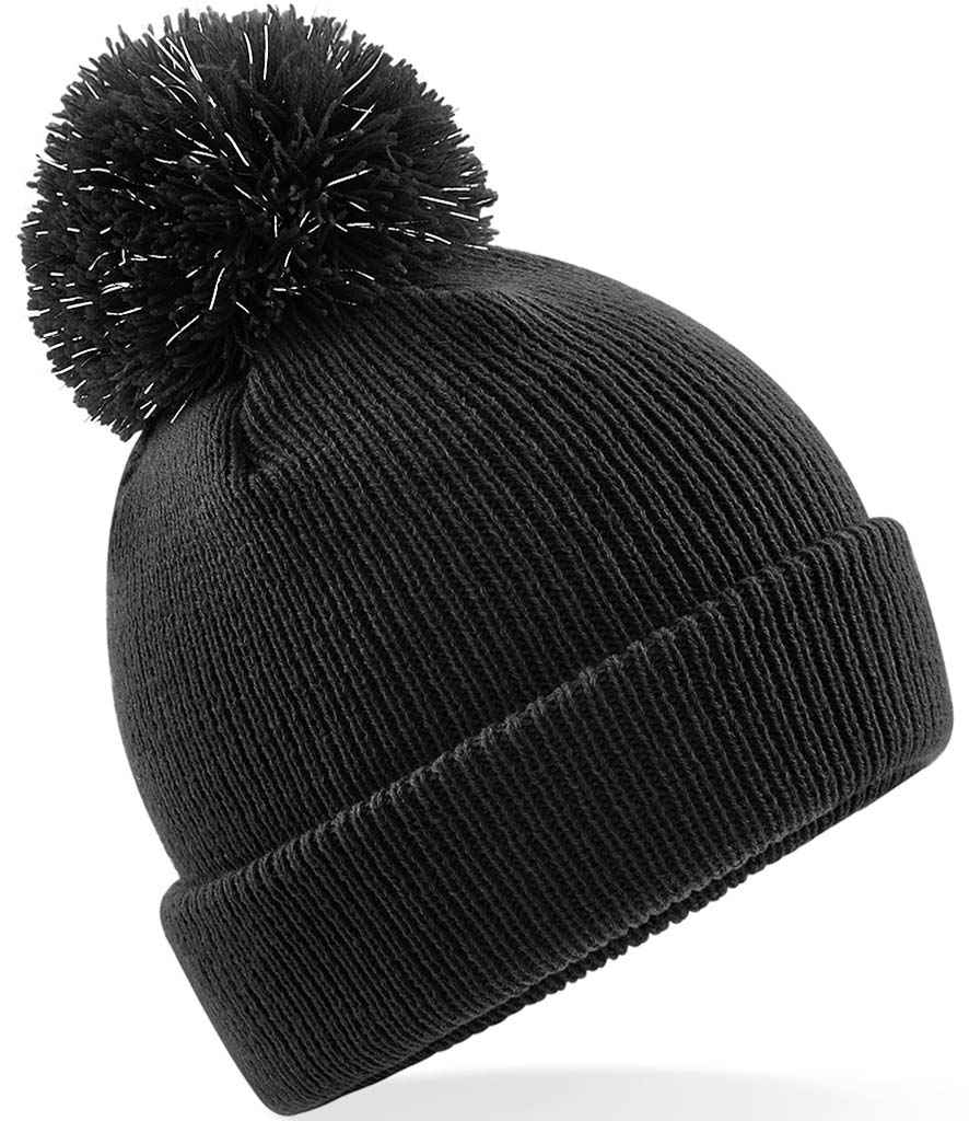 Beechfield BB406B Black Front -  Ready to be Embroidered by Custard Workwear - Cheap Personalised and Customised Workwear in Nottinghamshire, Derbyshire and Leicestershire