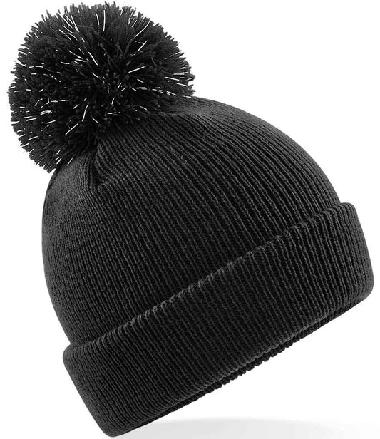 Beechfield BB406B Black Front -  Ready to be Embroidered by Custard Workwear - Cheap Personalised and Customised Workwear in Nottinghamshire, Derbyshire and Leicestershire