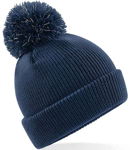 Beechfield BB406B French Navy Front -  Ready to be Embroidered by Custard Workwear - Cheap Personalised and Customised Workwear in Nottinghamshire, Derbyshire and Leicestershire