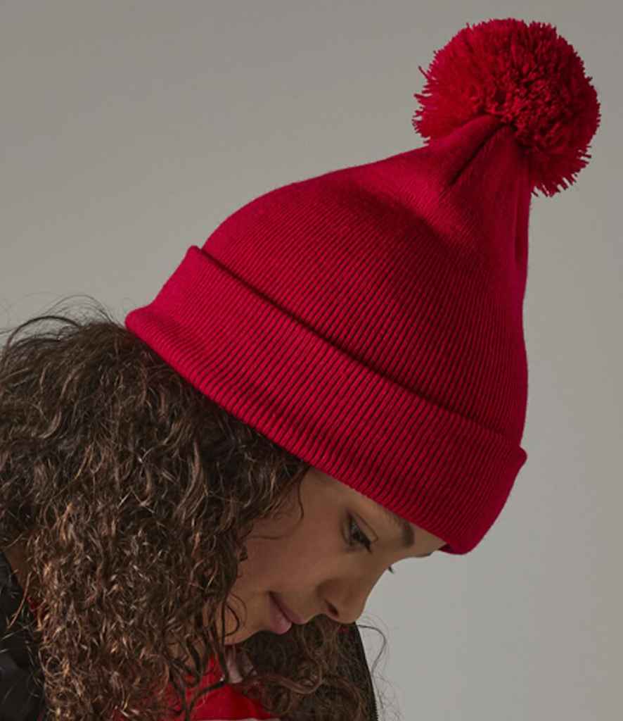 Beechfield BB426B Classic Red Model -  Ready to be Embroidered by Custard Workwear - Cheap Personalised and Customised Workwear in Nottinghamshire, Derbyshire and Leicestershire