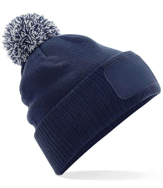 Beechfield BB443 French Navy/Light Grey Front -  Ready to be Printed by Custard Workwear - Cheap Personalised and Customised Workwear in Nottinghamshire, Derbyshire and Leicestershire