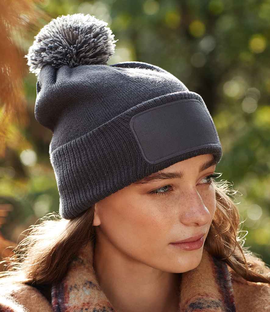 Beechfield BB443 Graphite Grey/Light Grey Model -  Ready to be Printed by Custard Workwear - Cheap Personalised and Customised Workwear in Nottinghamshire, Derbyshire and Leicestershire