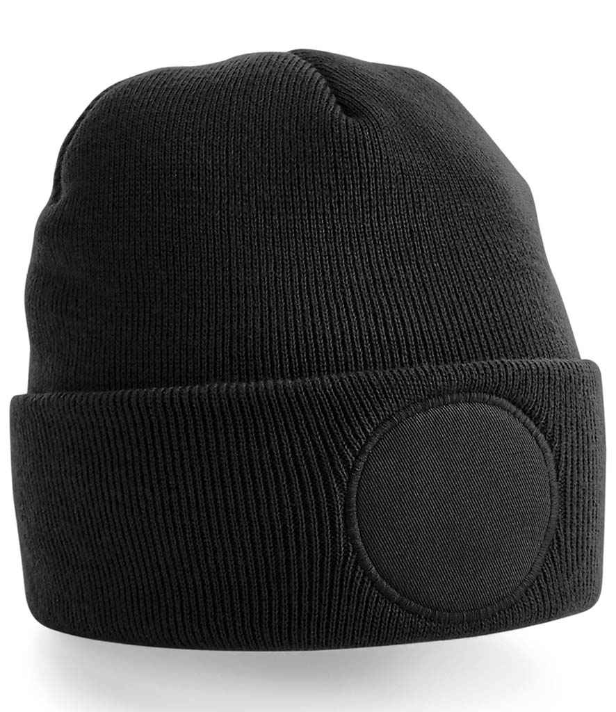 Beechfield BB446 Black Front -  Ready to be Printed by Custard Workwear - Cheap Personalised and Customised Workwear in Nottinghamshire, Derbyshire and Leicestershire