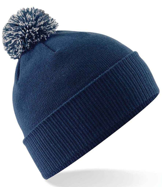 Beechfield BB450B Navy/Light Grey Front -  Ready to be Embroidered by Custard Workwear - Cheap Personalised and Customised Workwear in Nottinghamshire, Derbyshire and Leicestershire