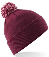Burgundy/Off White
