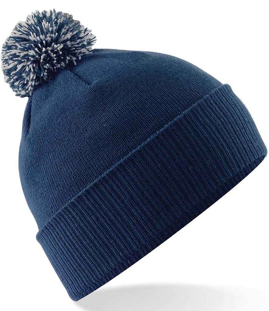 Beechfield BB450 Navy/Light Grey Front -  Ready to be Embroidered by Custard Workwear - Cheap Personalised and Customised Workwear in Nottinghamshire, Derbyshire and Leicestershire